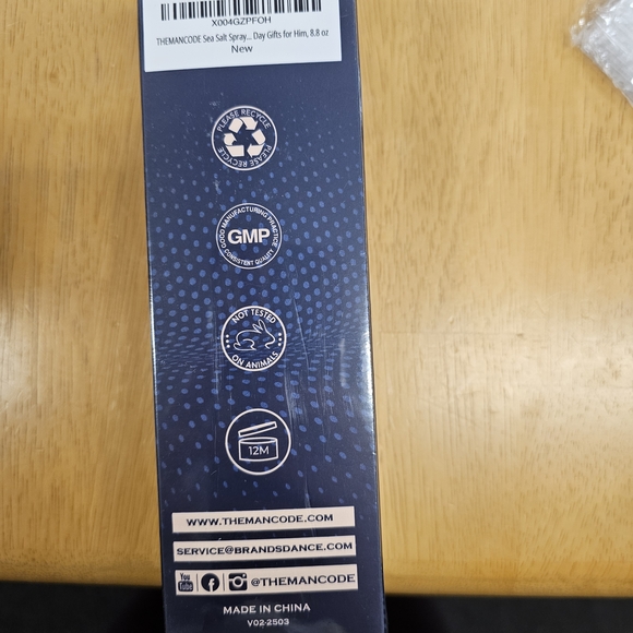 The Man Code Sea Salt Spray - Picture 2 of 4